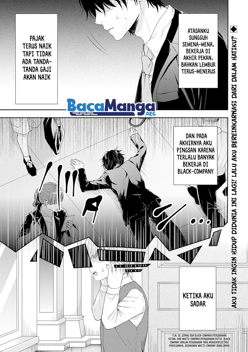 Baca Manga Tensei Ryoushu no Yuuryou Kaitaku: Zensei no Kioku o Ikashite White ni Tsutometara, Yuunou na Jinzai ga Atsumari Sugimashita Chapter 1.1 Gambar 2