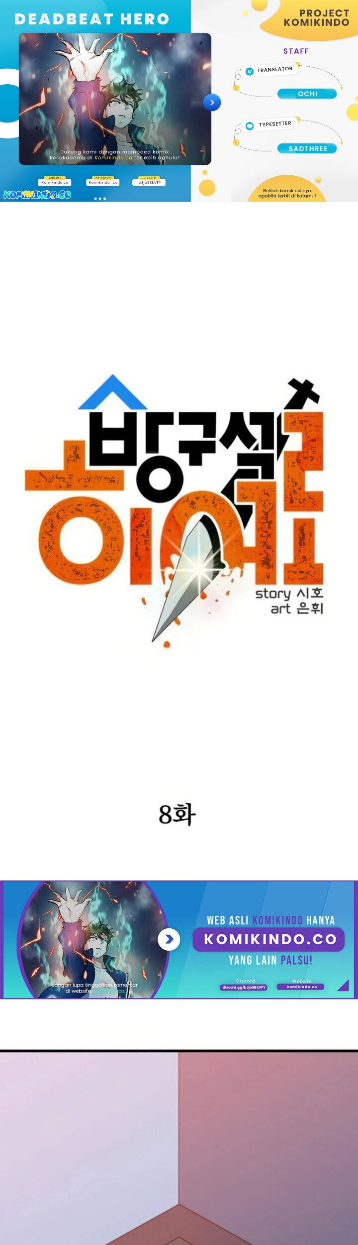 Baca Komik Deadbeat Hero Chapter 08 Gambar 1