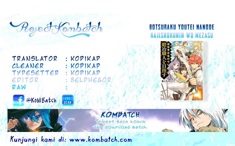 Baca Komik Botsuraku Yotei nano de, Kaji Shokunin wo Mezasu Chapter 08 Gambar 1