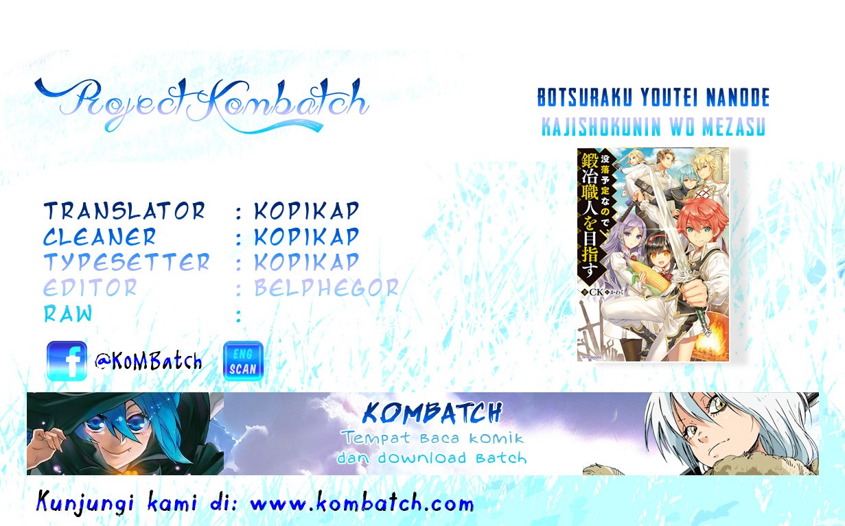 Baca Komik Botsuraku Yotei nano de, Kaji Shokunin wo Mezasu Chapter 06 Gambar 1