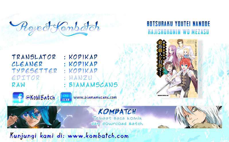 Baca Komik Botsuraku Yotei nano de, Kaji Shokunin wo Mezasu Chapter 04 Gambar 1