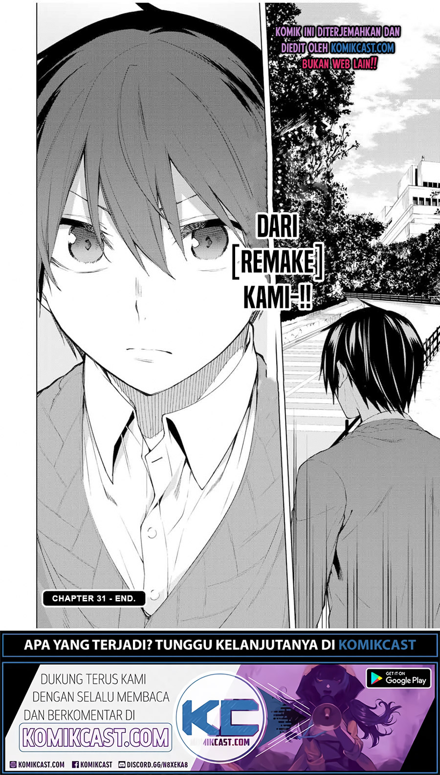 Bokutachi no Remake Chapter 31.3 Gambar 13