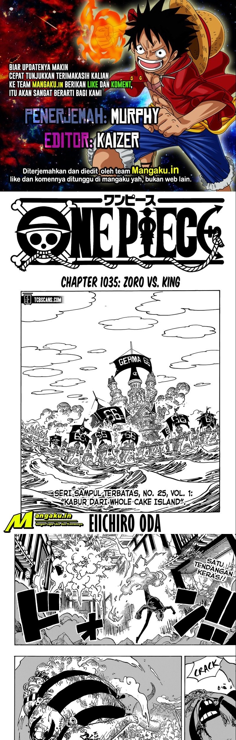 Baca Komik One Piece Chapter 1035 Gambar 1