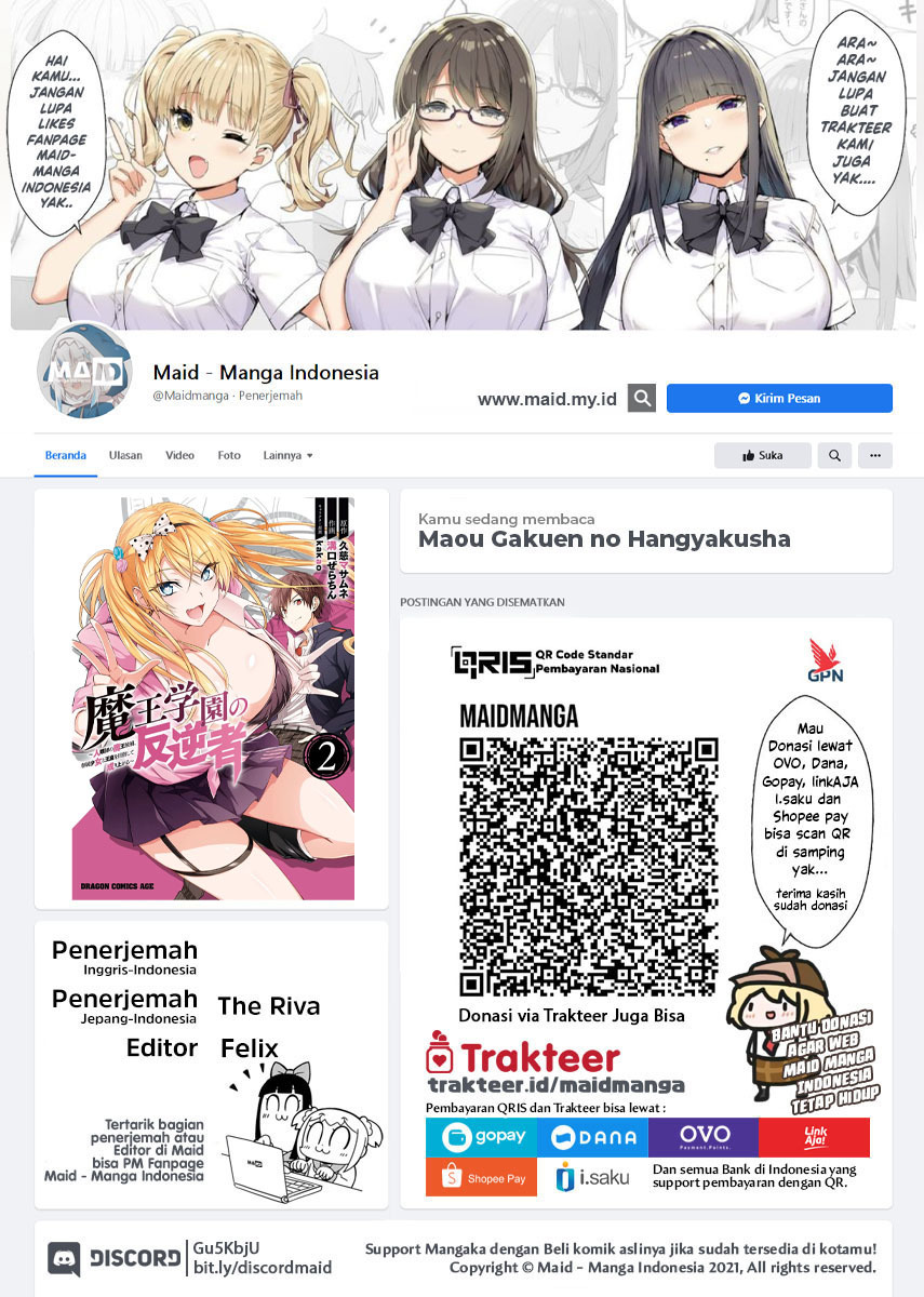 Baca  Maou Gakuen no Hangyakusha Chapter 19 Gambar 2