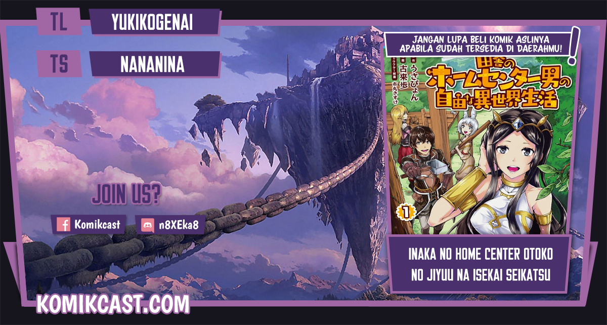 Baca Komik Inaka no Home Center Otoko no Jiyuu na Isekai Seikatsu Chapter 09.1 Gambar 1
