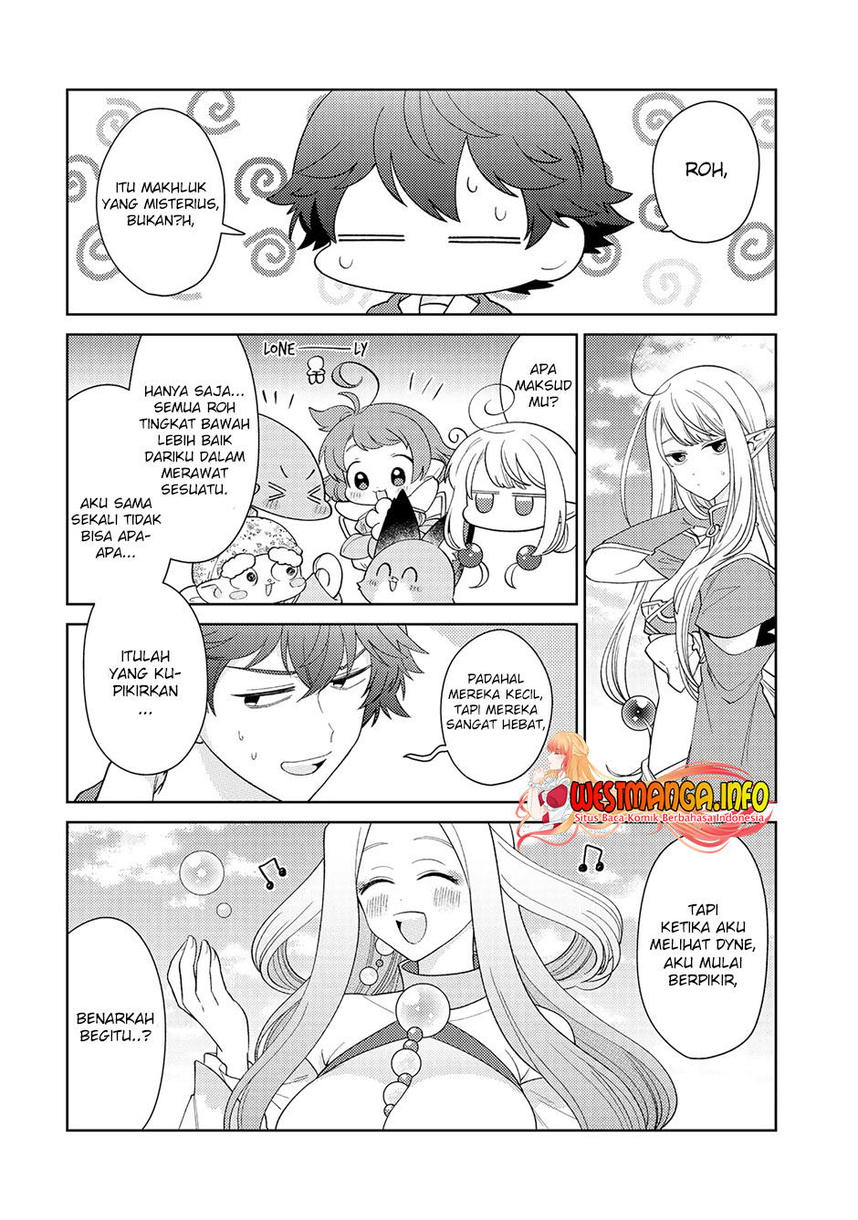 Seirei-tachi no Rakuen to Risou no Isekai Seikatsu Chapter 21 Gambar 4