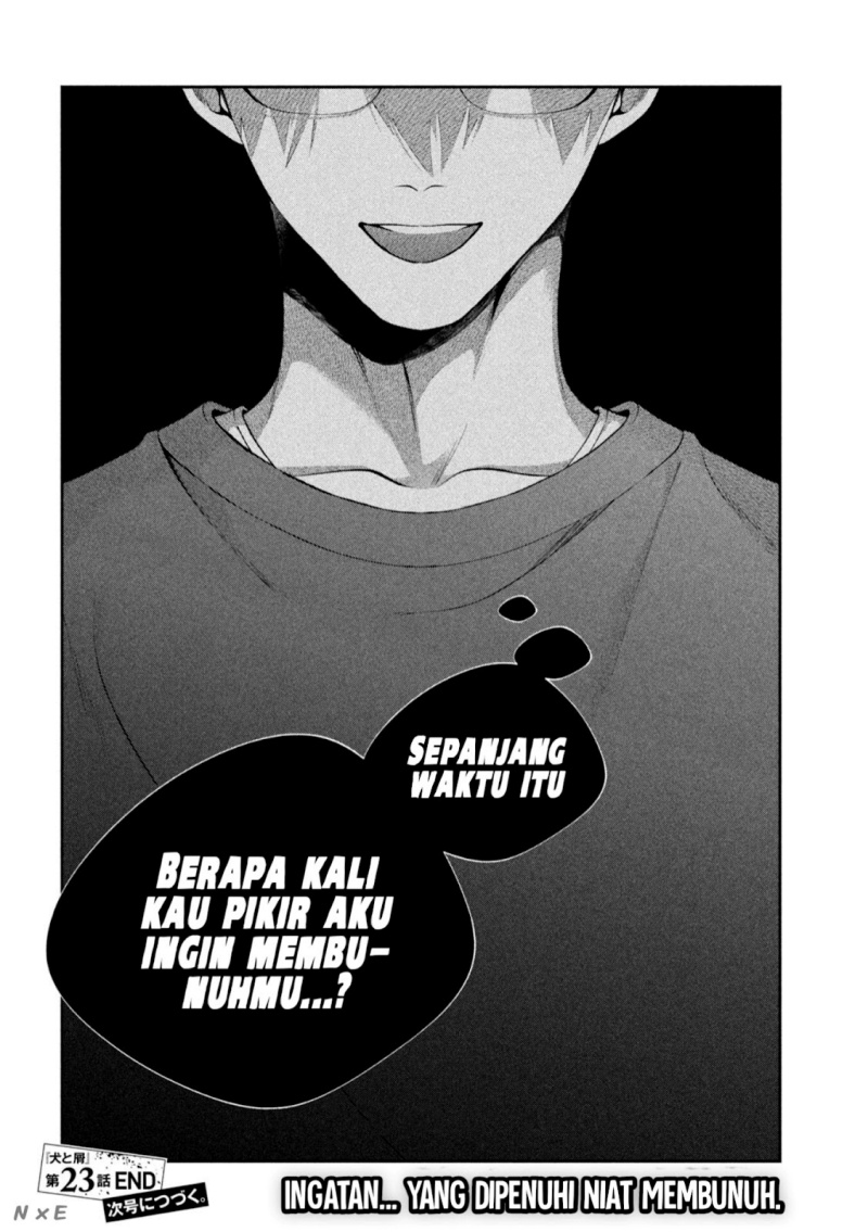 Inu to Kuzu (Dog and Scum) Chapter 23 Gambar 18