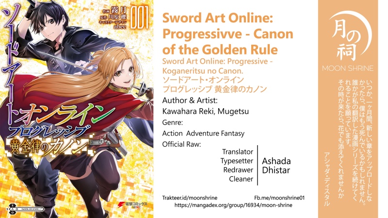 Baca Komik Sword Art Online: Progressive – Canon of the Golden Rule Chapter 01 Gambar 1