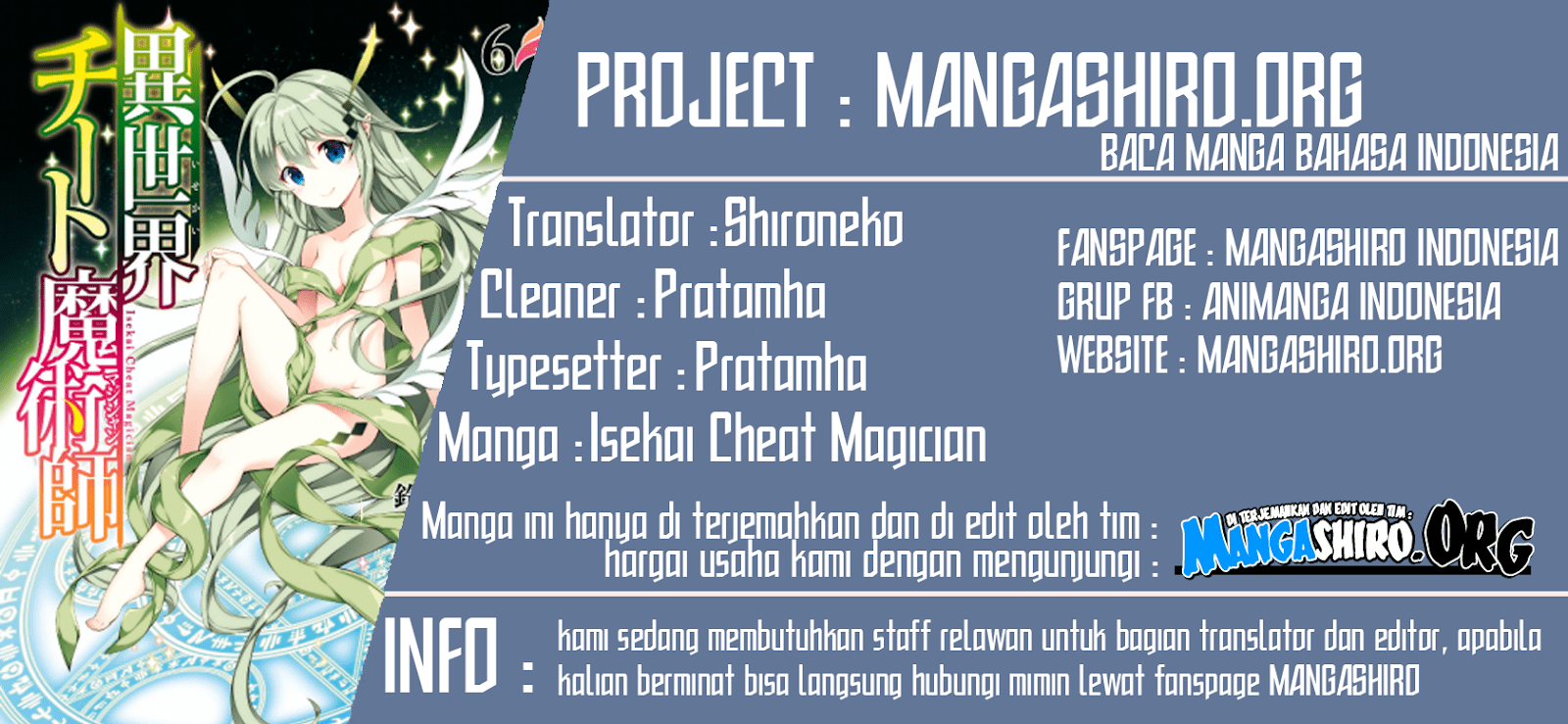 Baca Komik Isekai Cheat Majutsushi Chapter 19 Gambar 1