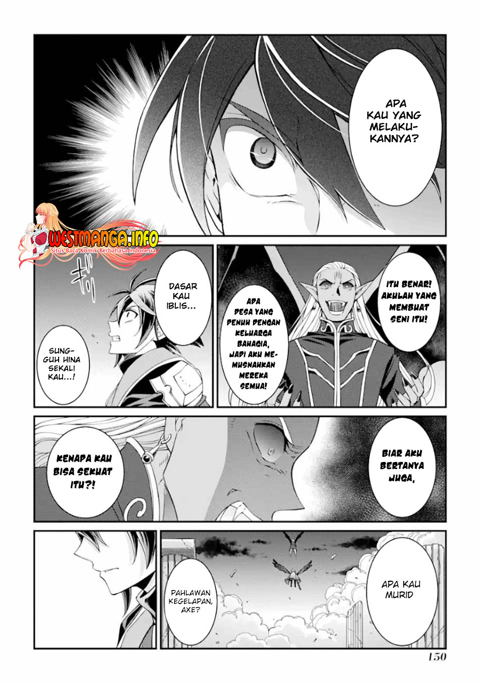 Shikkoku tsukai no saikyo yusha nakama zen’in ni uragira retanode saikyo no mamono Chapter 12. Gambar 12