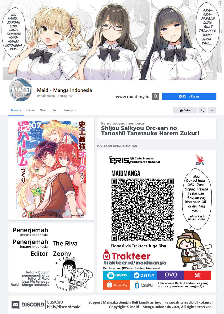 Baca  Shijou Saikyou Orc-san no Tanoshii Tanetsuke Harem Zukuri Chapter 70 Gambar 2