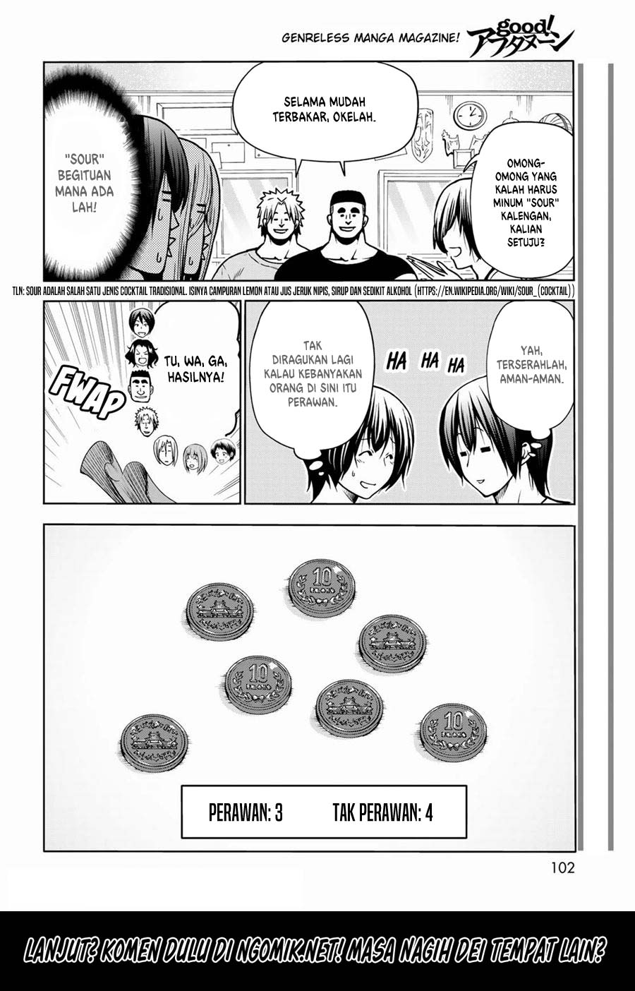 Grand Blue Chapter 70.1 Gambar 13