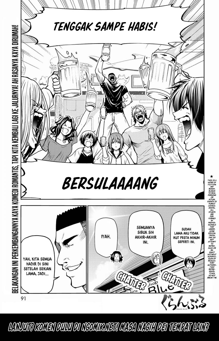 Baca Grand Blue Chapter 70.1 Gambar 2