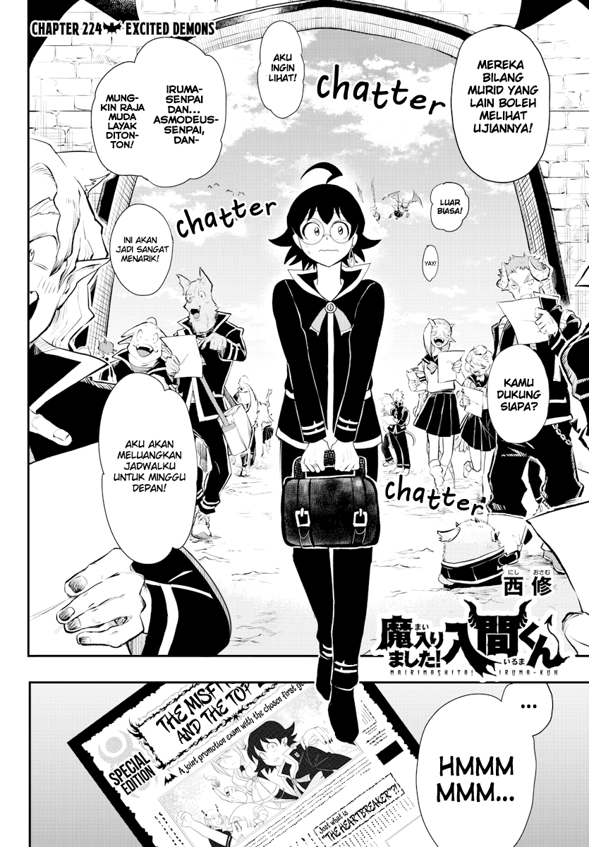 Baca  Mairimashita! Iruma-kun Chapter 224 Gambar 2