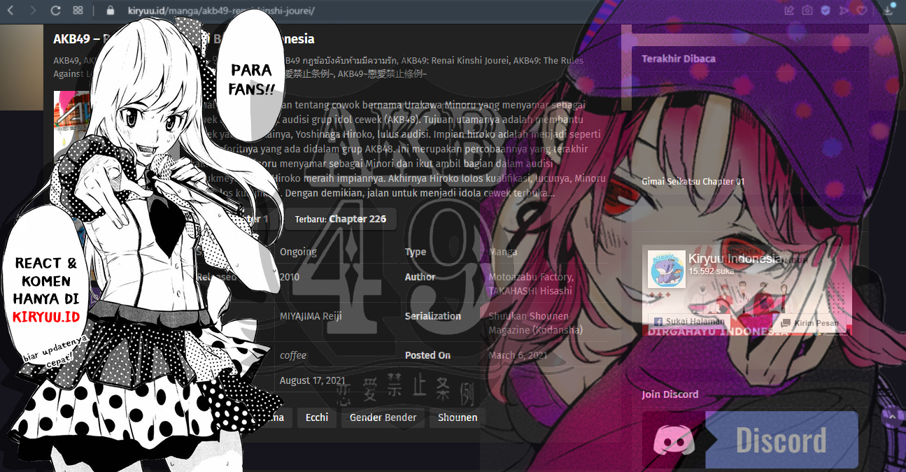 AKB49 Chapter 240 Gambar 23
