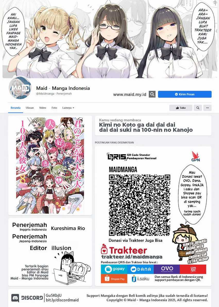 Baca Kimi no Koto ga Dai Dai Dai Dai Daisuki na 100-ri no Kanojo Chapter 71 Gambar 2