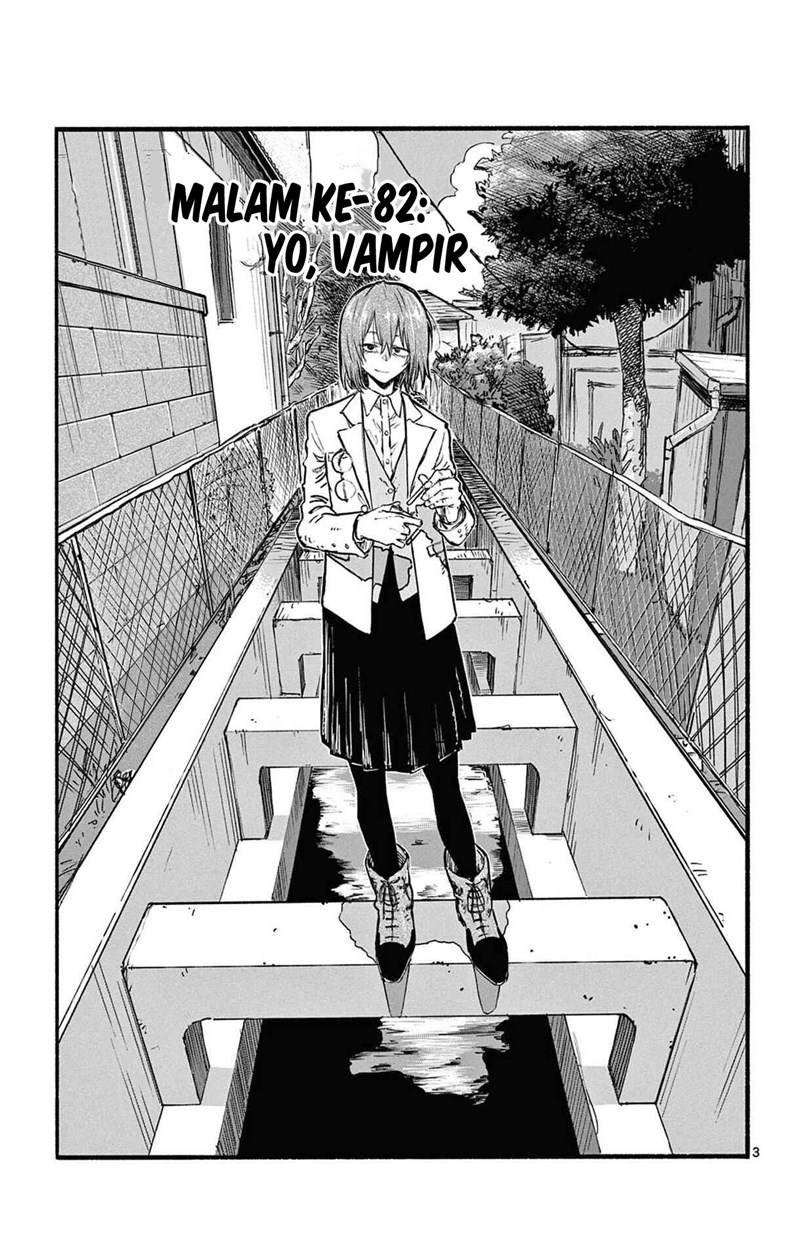 Yofukashi no Uta Chapter 82 Gambar 4