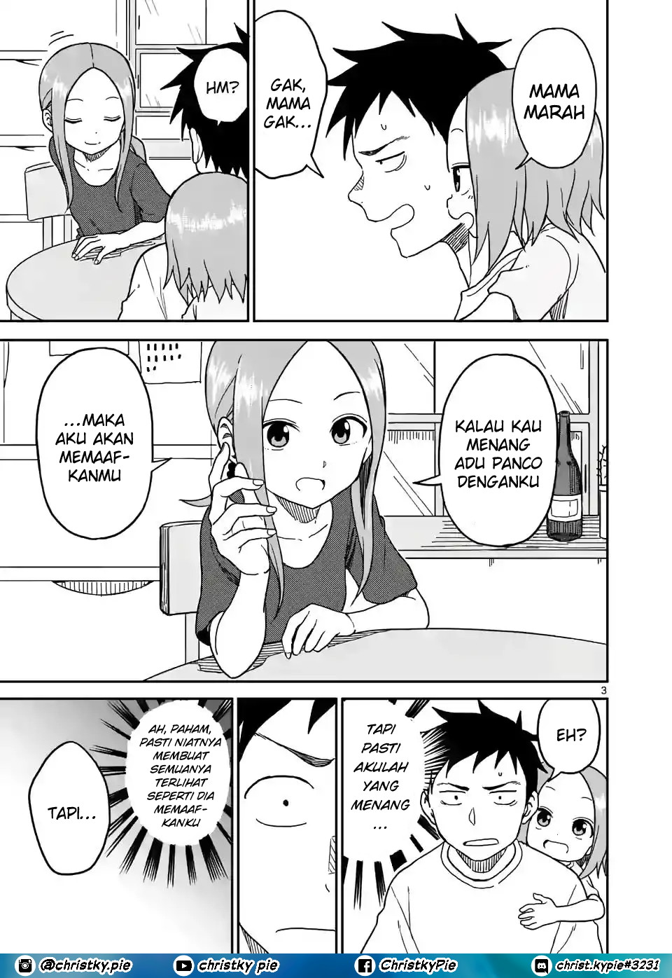 Karakai Jouzu no (Moto) Takagi-san Chapter 98 Gambar 3