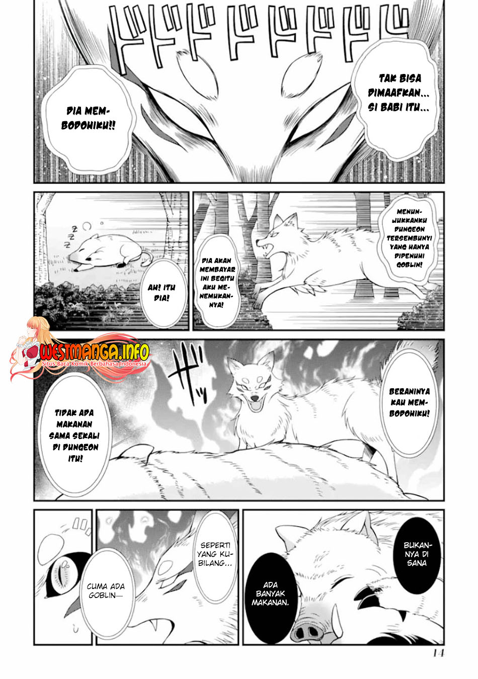 Shikkoku tsukai no saikyo yusha nakama zen’in ni uragira retanode saikyo no mamono Chapter 14. Gambar 15