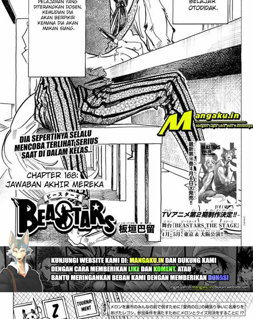 Baca  Beastars Chapter 168 Gambar 2