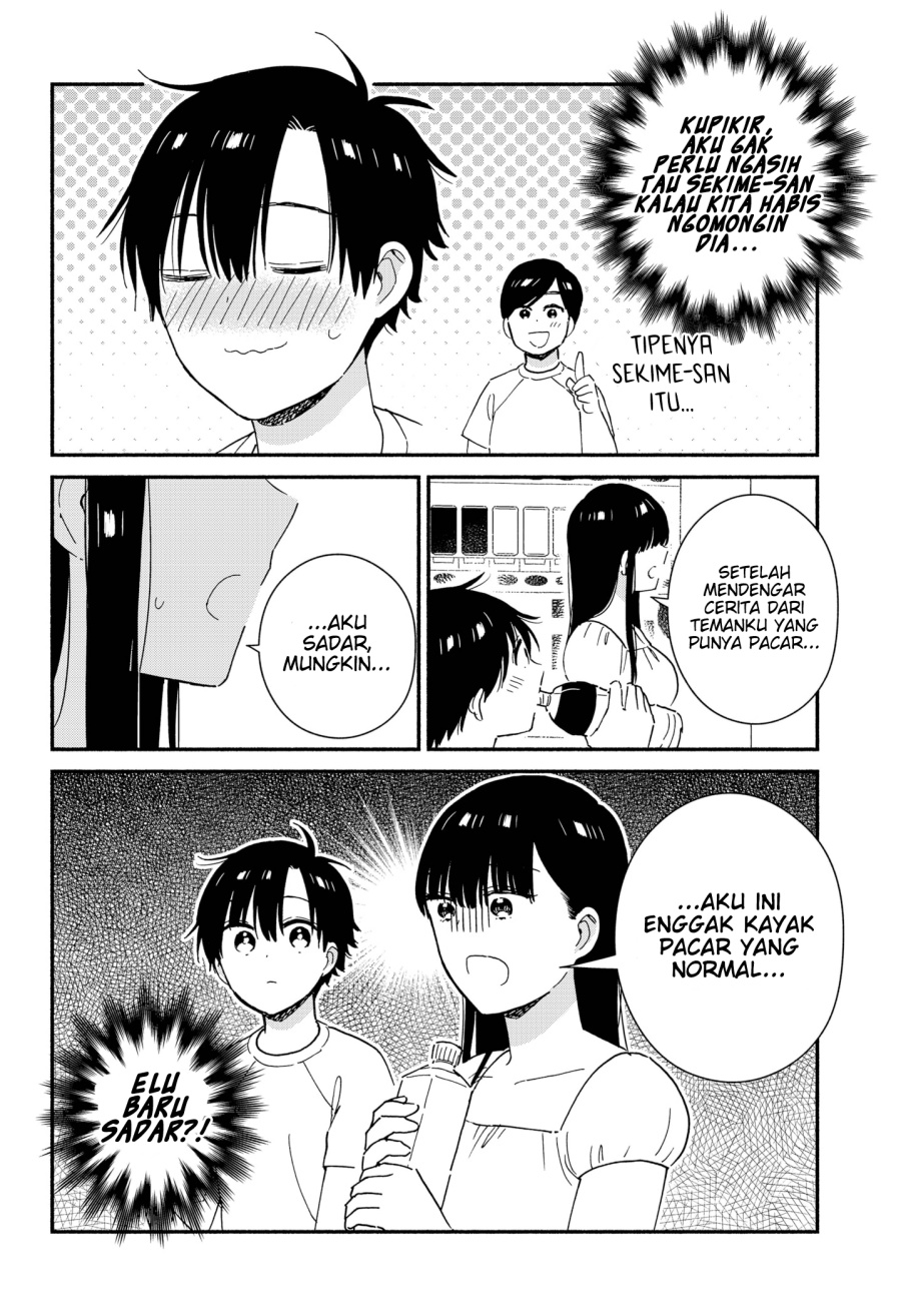Sekimen Shinaide Sekime-san (Serialization) Chapter 24 Gambar 5