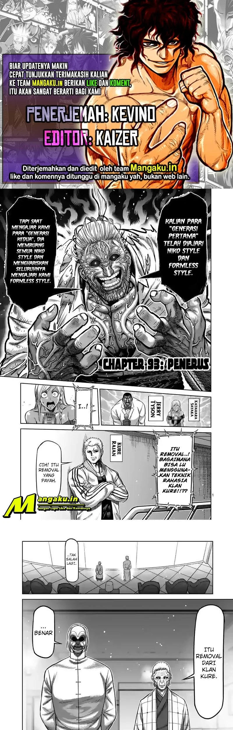 Baca Komik Kengan Omega Chapter 93 Gambar 1