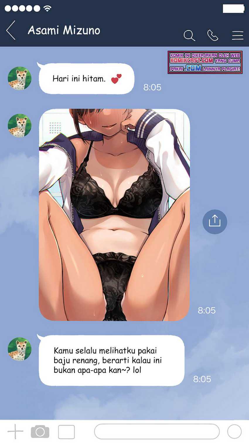 The Kouhai Who Reports the Color of Her Underwear to Me Every Morning for Some Reason Chapter 21 Gambar 3