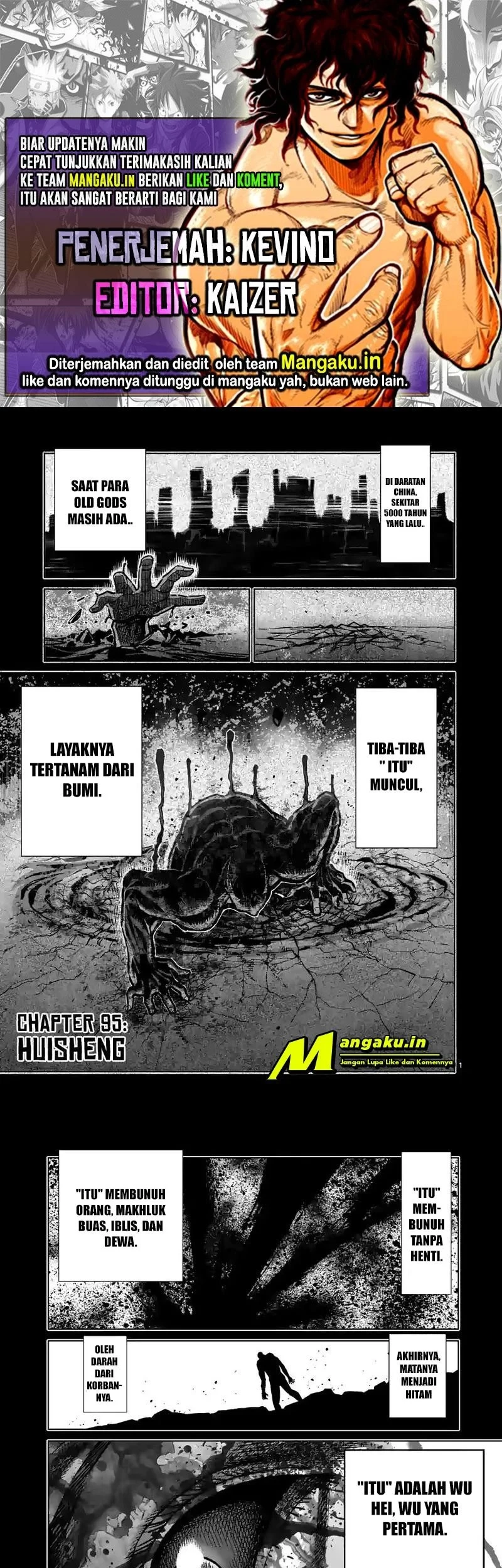 Baca Komik Kengan Omega Chapter 95 Gambar 1