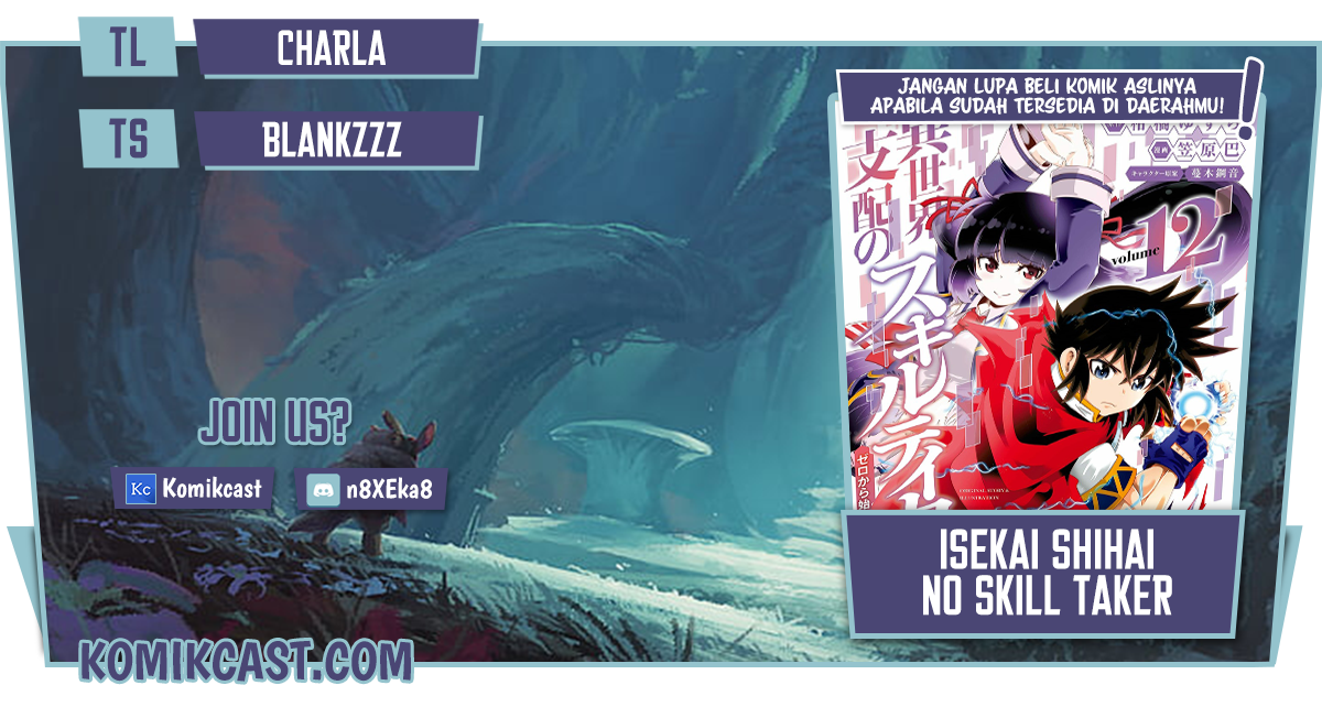 Baca Komik Isekai Shihai no Skill Taker: Zero kara Hajimeru Dorei Harem Chapter 72 Gambar 1