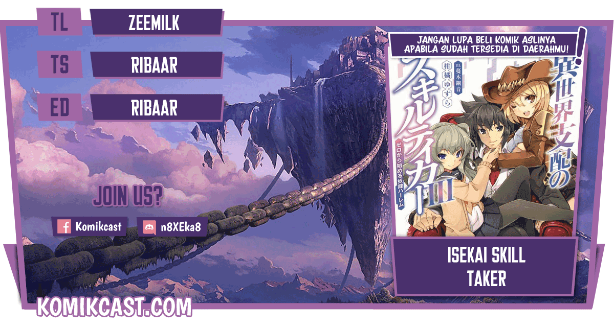 Baca Komik Isekai Shihai no Skill Taker: Zero kara Hajimeru Dorei Harem Chapter 70 Gambar 1