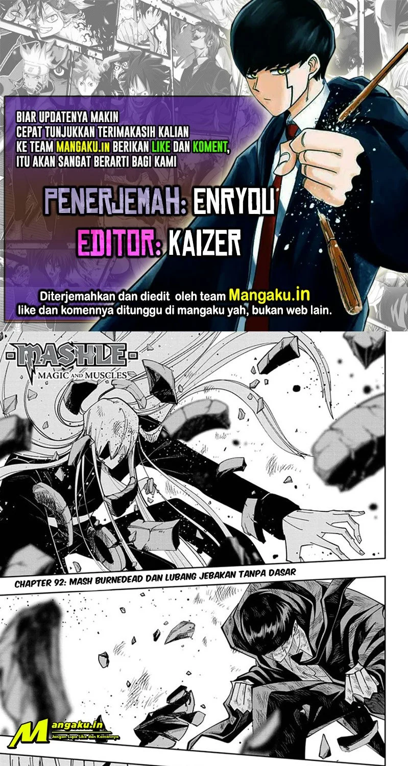 Baca Komik Mashle: Magic and Muscles Chapter 92 Gambar 1