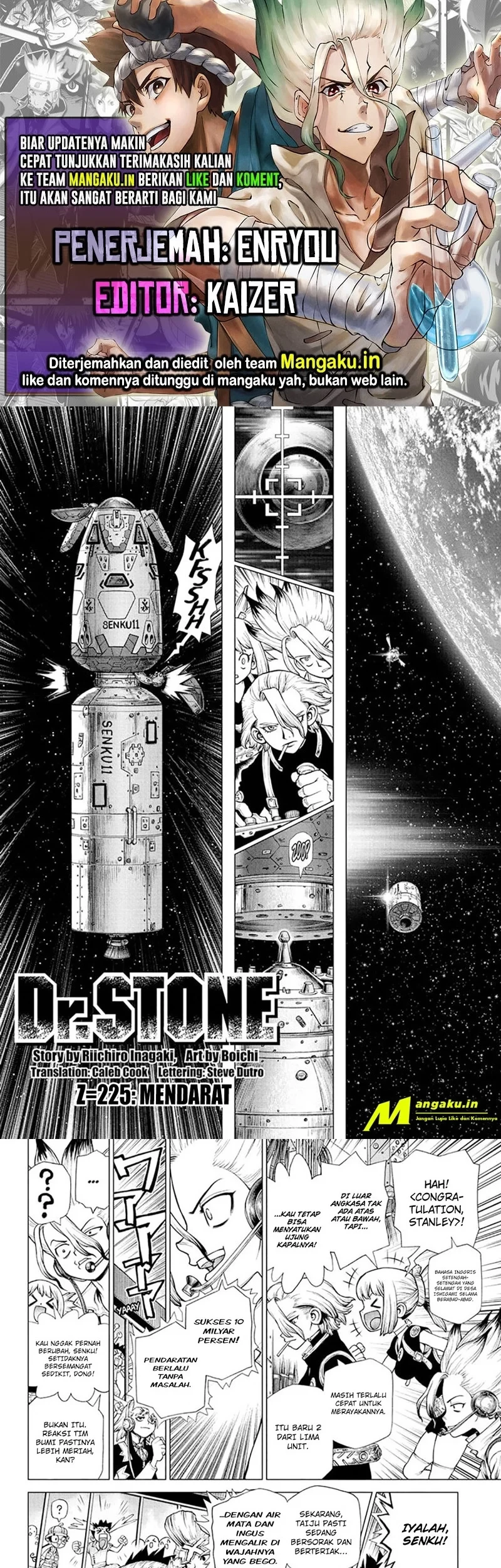 Baca Komik Dr. Stone Chapter 225 Gambar 1