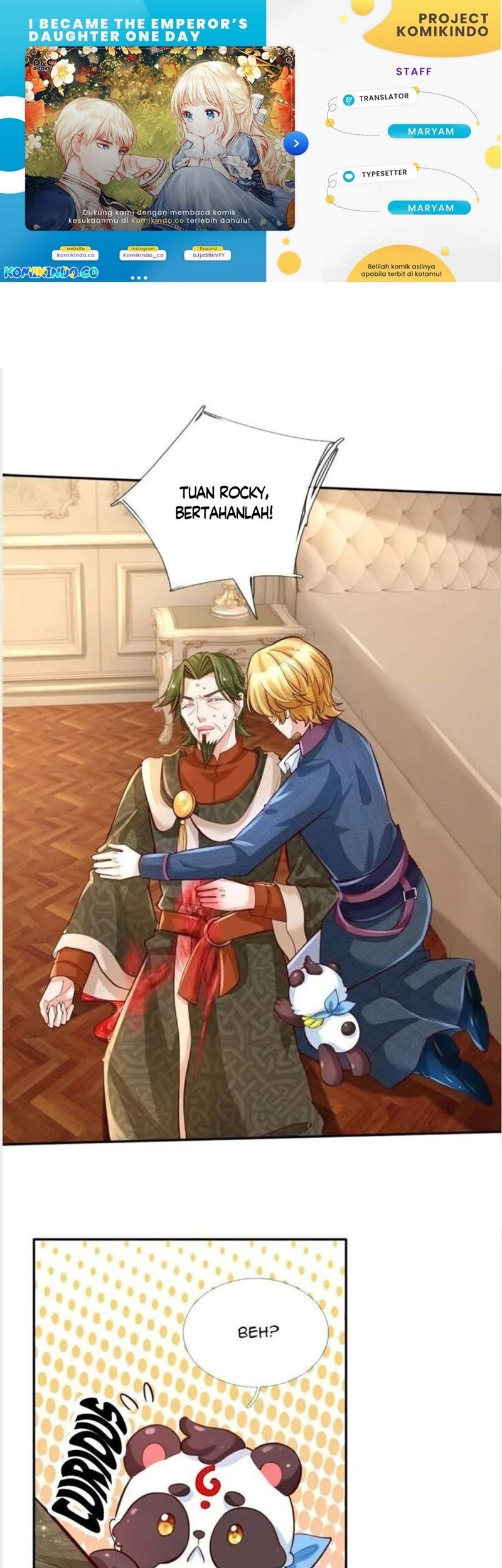 Baca Komik I Became The Emperor’s Daughter One Day Chapter 110 Gambar 1