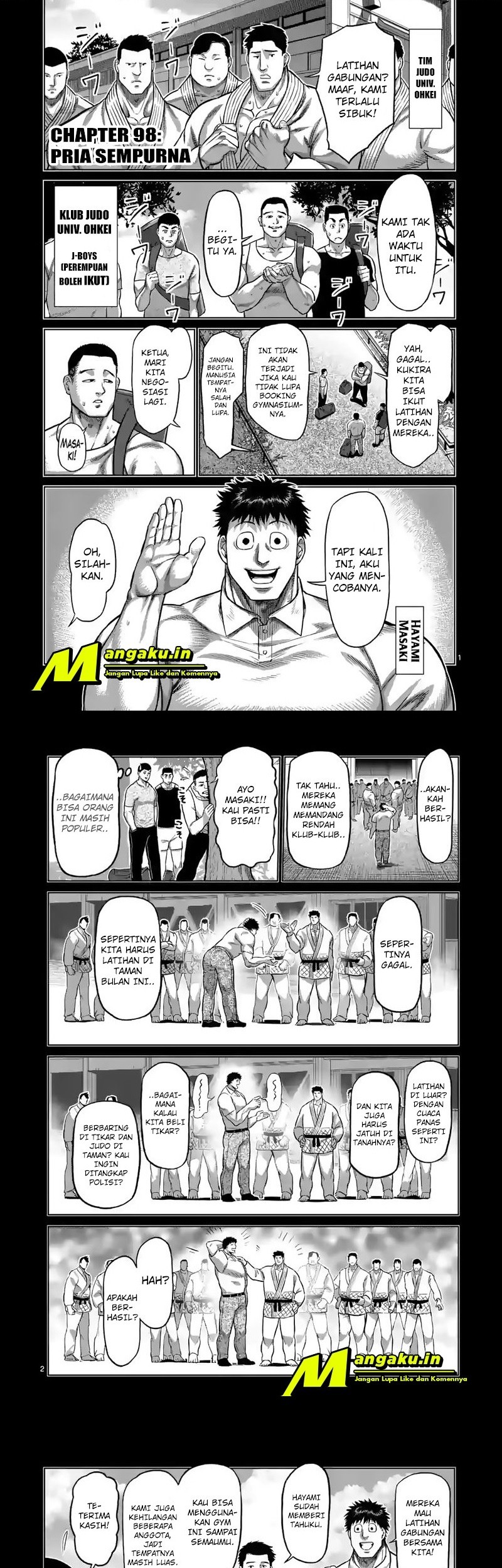 Baca  Kengan Omega Chapter 98 Gambar 2