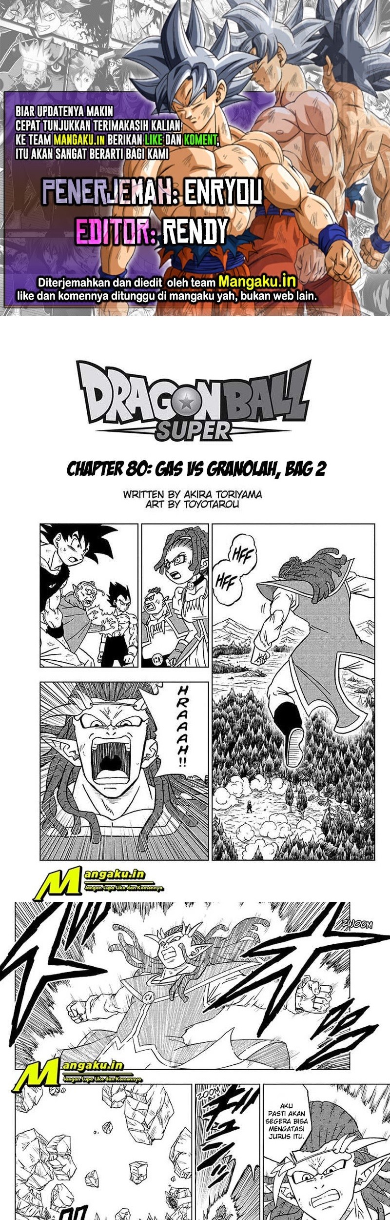 Baca Komik Dragon Ball Super Chapter 80.1 Gambar 1