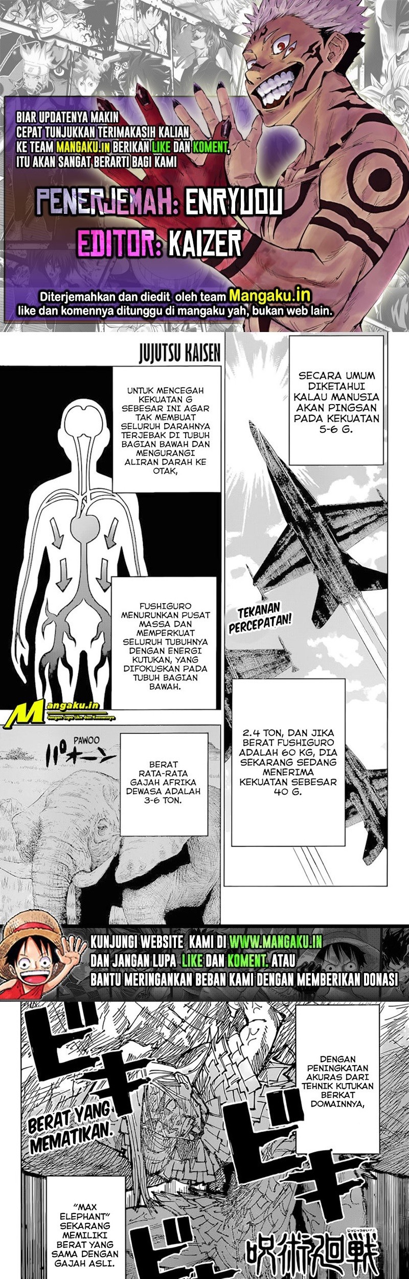 Baca Komik Jujutsu Kaisen Chapter 172 Gambar 1