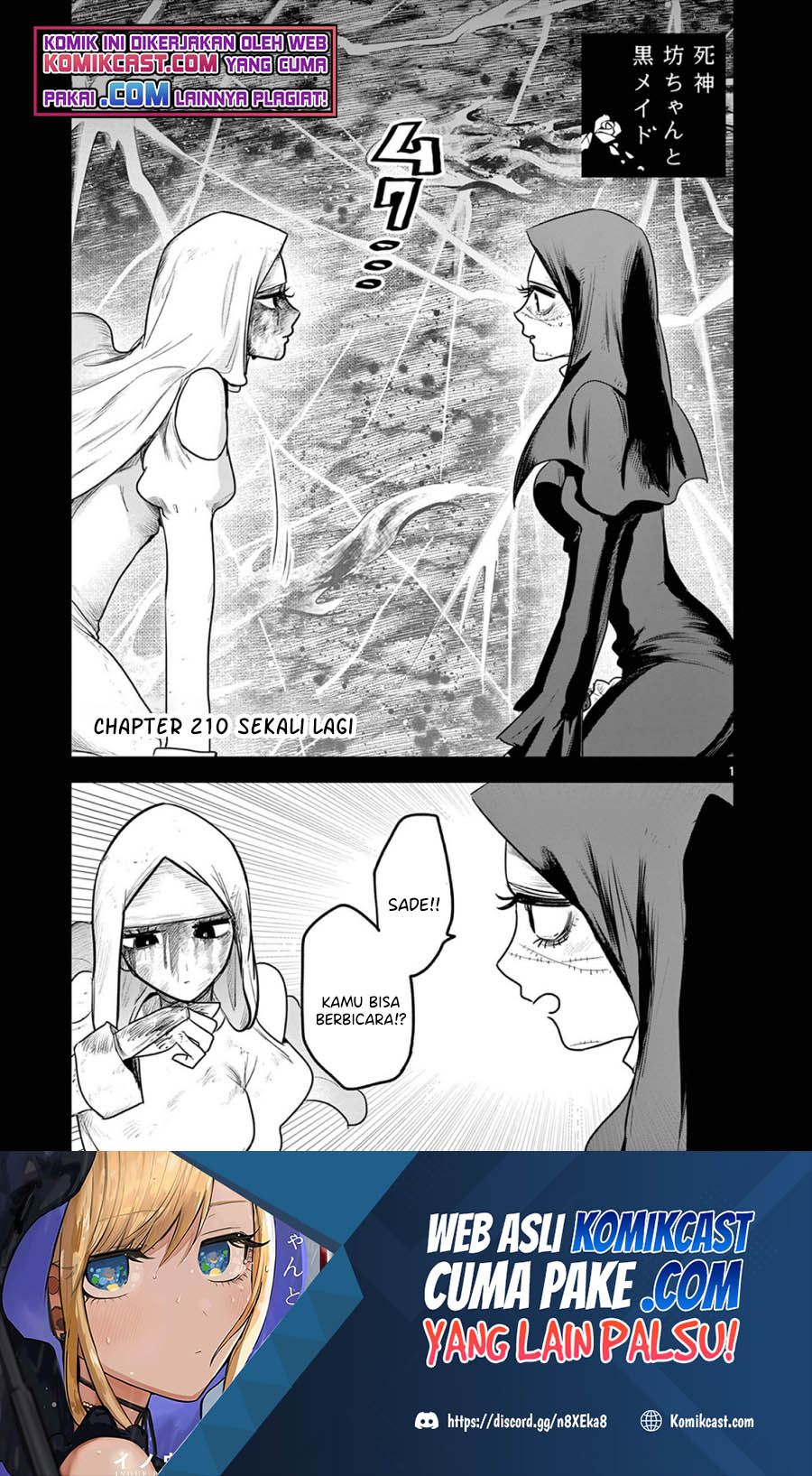 Baca  The Duke of Death and his Black Maid Chapter 210 Gambar 2