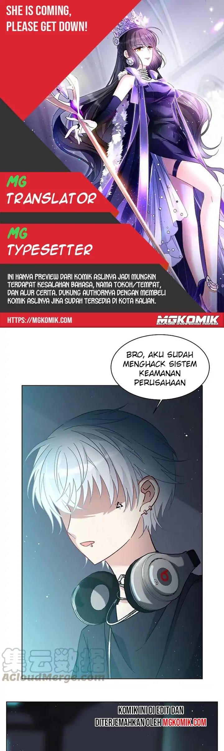 Baca Komik She Is Coming, Please Get Down! Chapter 65.2 Gambar 1
