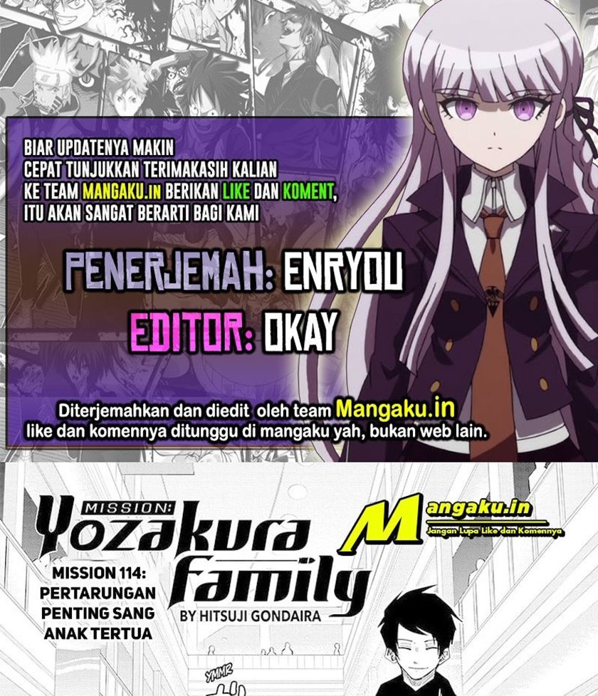 Baca Komik Mission: Yozakura Family Chapter 114 Gambar 1
