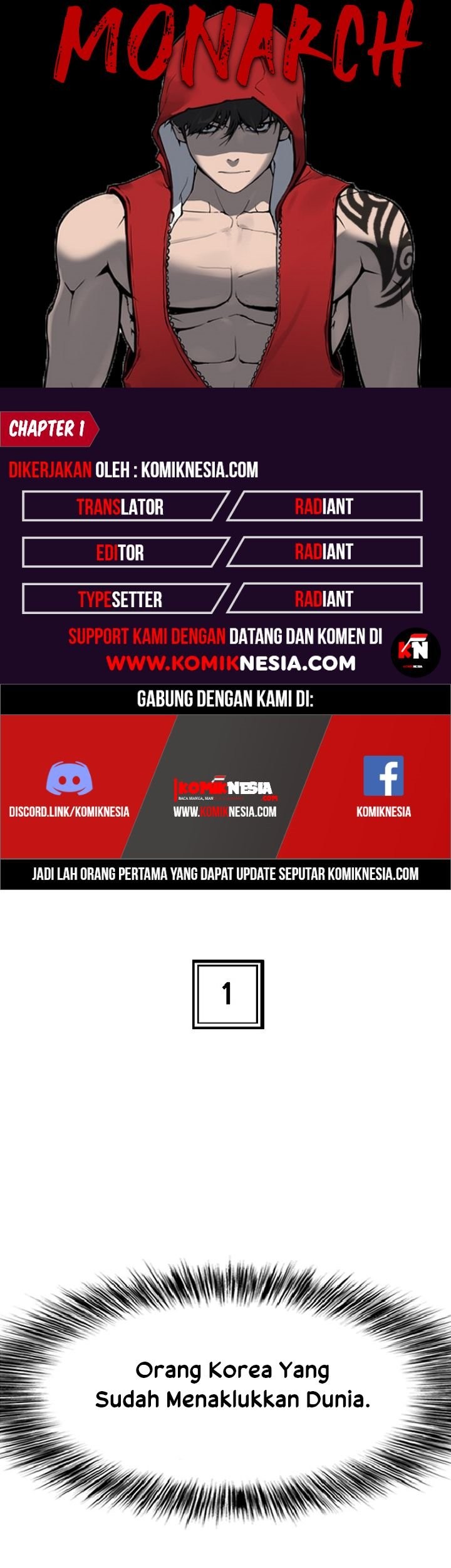 Baca Komik Monarch Chapter 01 Gambar 1