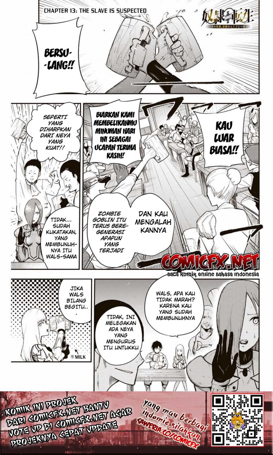 Baca Dorei Tensei: Sono Dorei, Saikyou no Moto Ouji ni Tsuki Chapter 13 Gambar 2