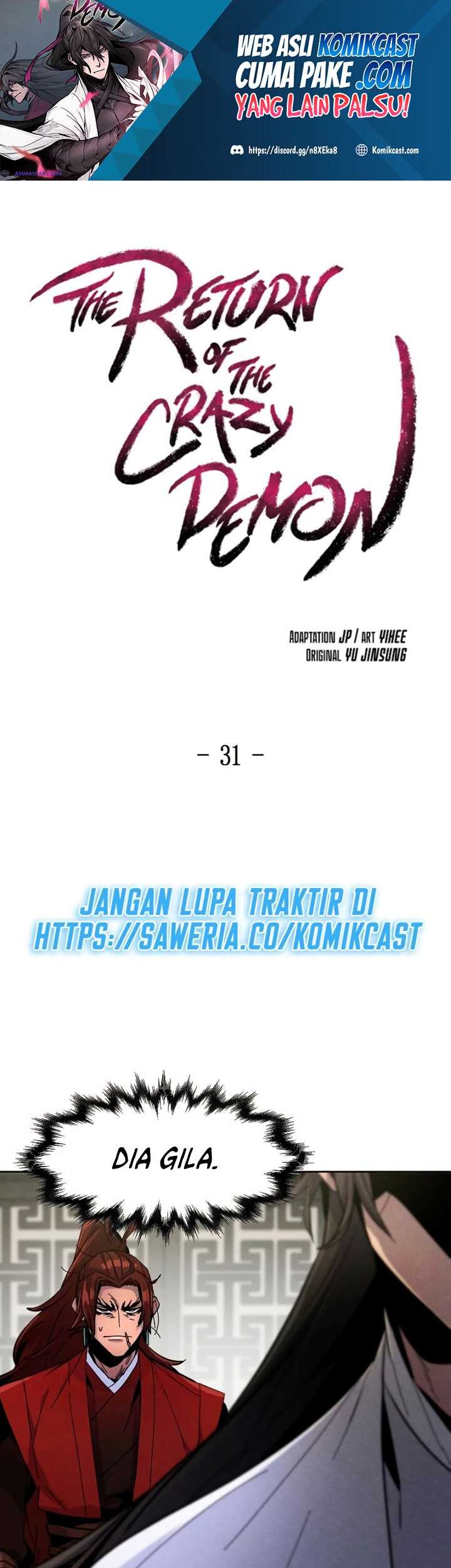 Baca Return of the Mad Demon Chapter 31 Gambar 2