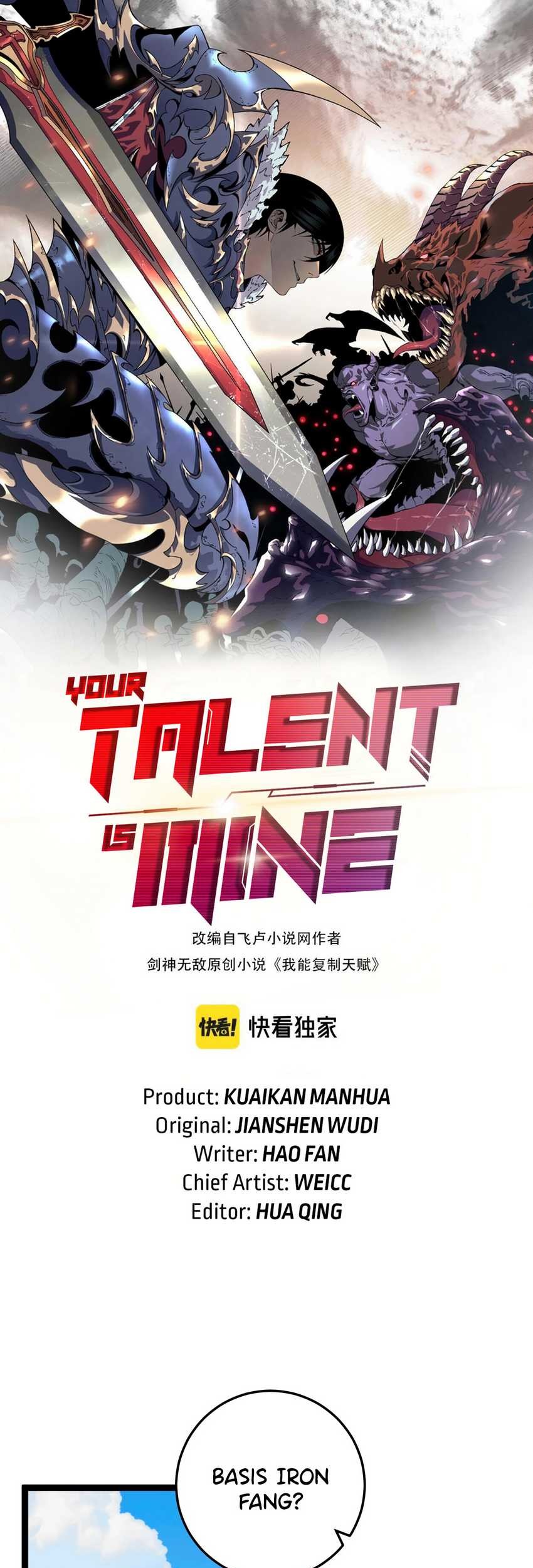 Baca Your Talent is Mine Chapter 20 Gambar 2
