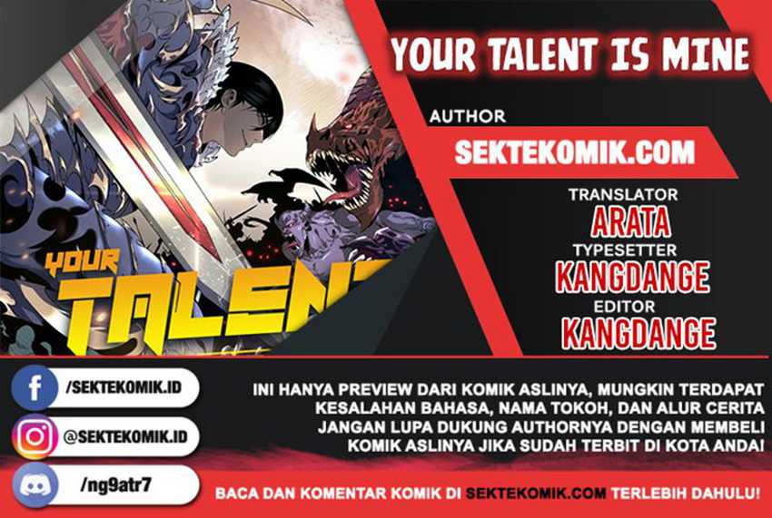 Baca Komik Your Talent is Mine Chapter 21 Gambar 1