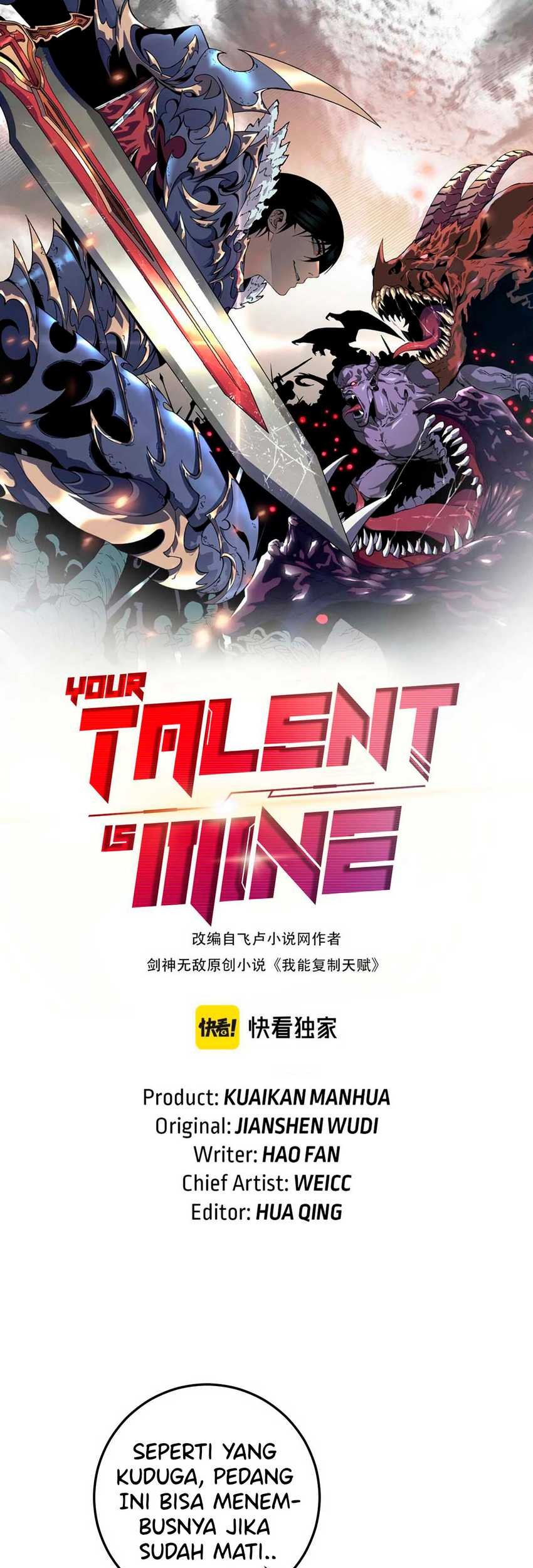 Baca  Your Talent is Mine Chapter 22 Gambar 2