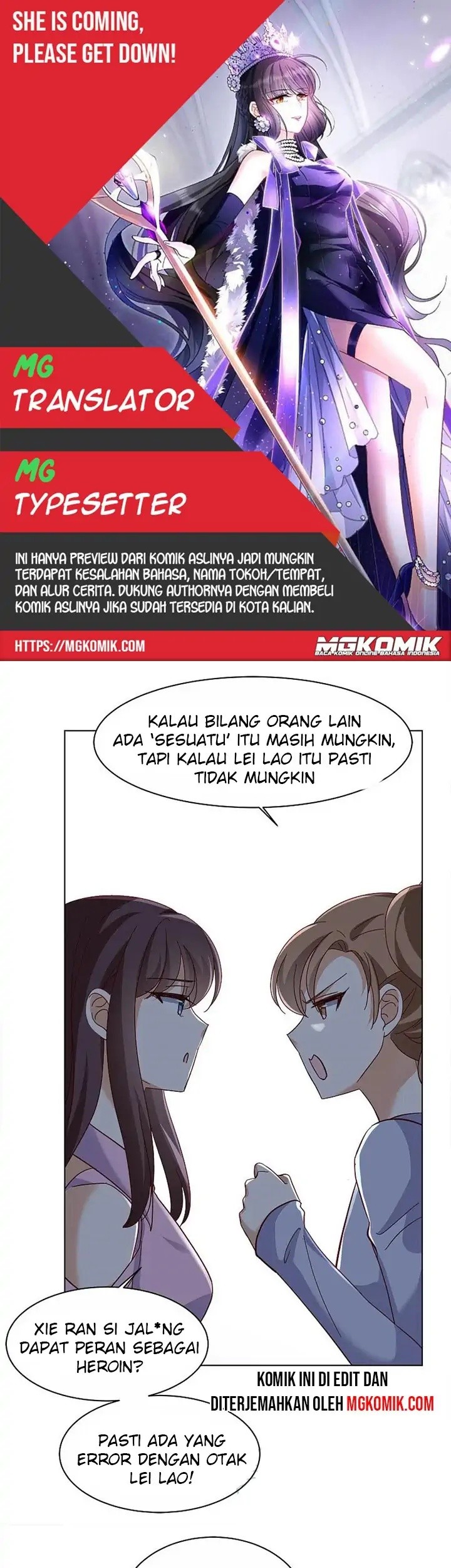 Baca Komik She Is Coming, Please Get Down! Chapter 66.3 Gambar 1