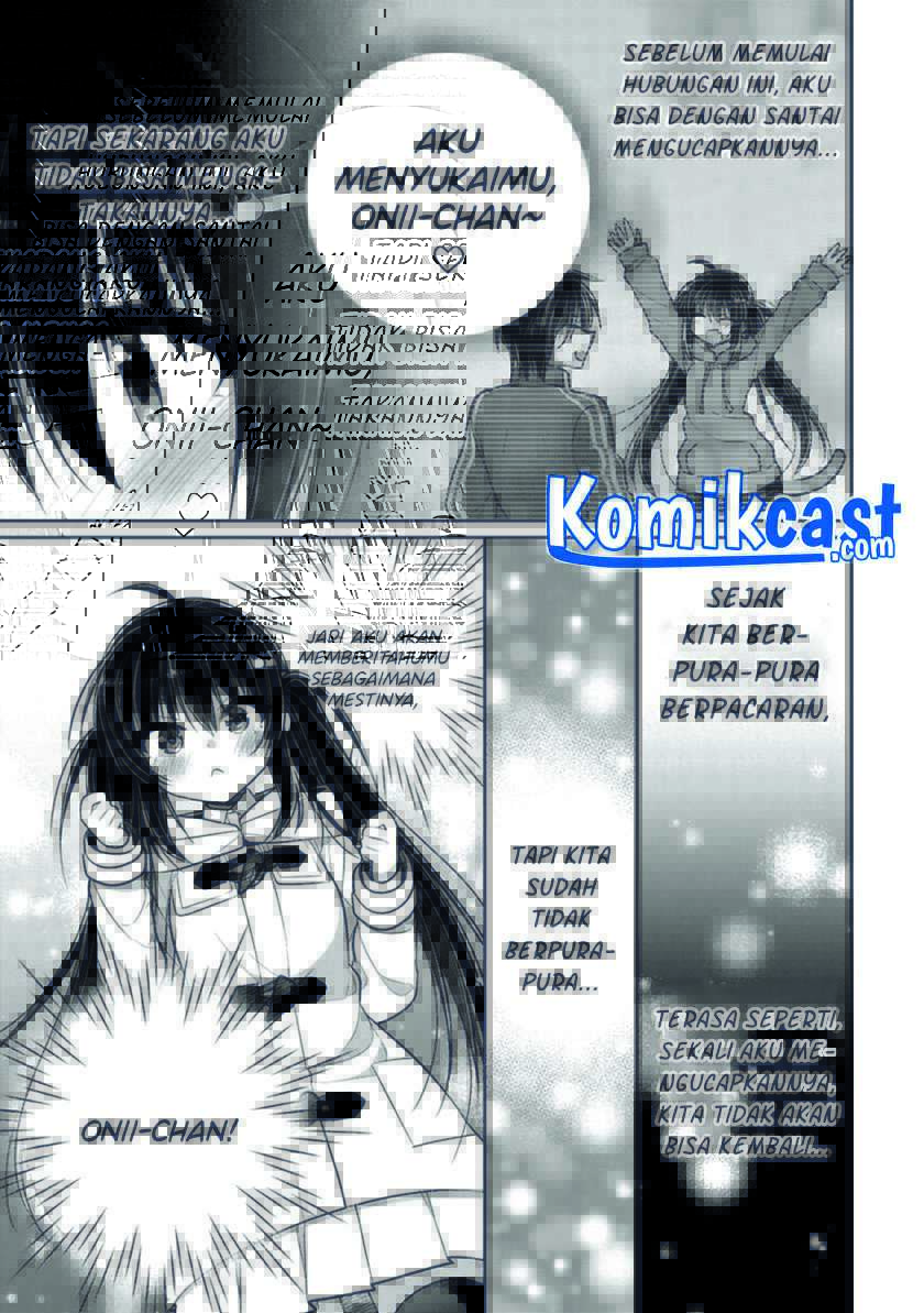Siscon Ani to Brocon Imouto ga Shoujiki ni Nattara Chapter 39 Gambar 6
