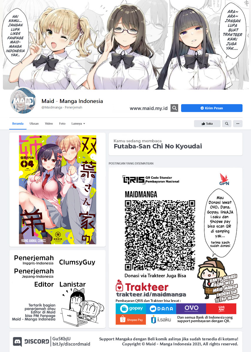 Baca Manga Futaba-san Chi no Kyoudai Chapter 35 Gambar 2