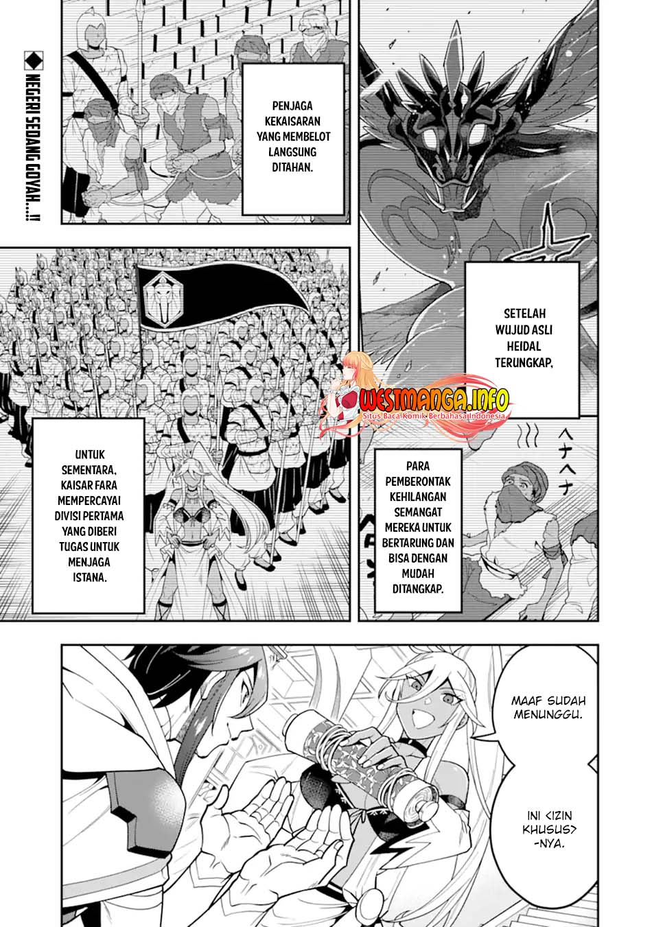 Baca Kouryakuhon o Kushi Suru Saikyou no Mahoutsukai ~”meirei sa sero” to wa Iwa Senai Oreryuu Mao Tobatsu Saizen Ruuto ~ Chapter 28 Gambar 2