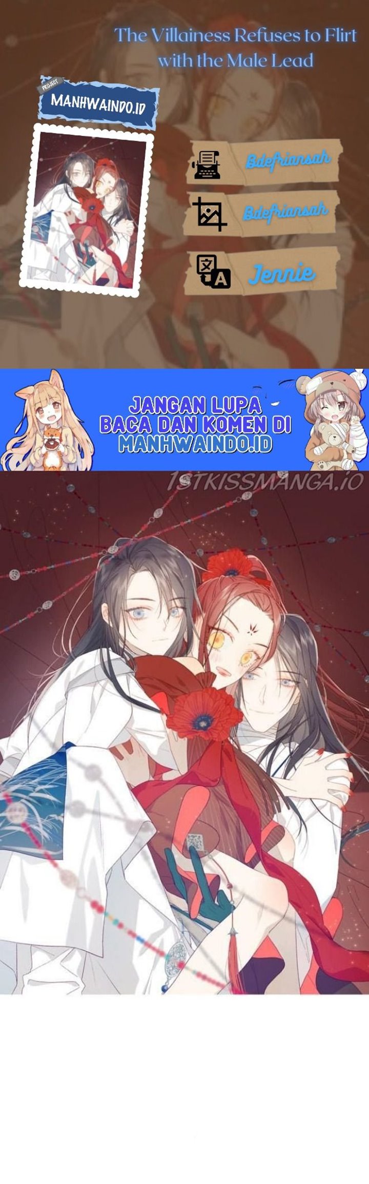 Baca Komik The Villainess Refuses to Flirt with the Male Lead Chapter 34 Gambar 1